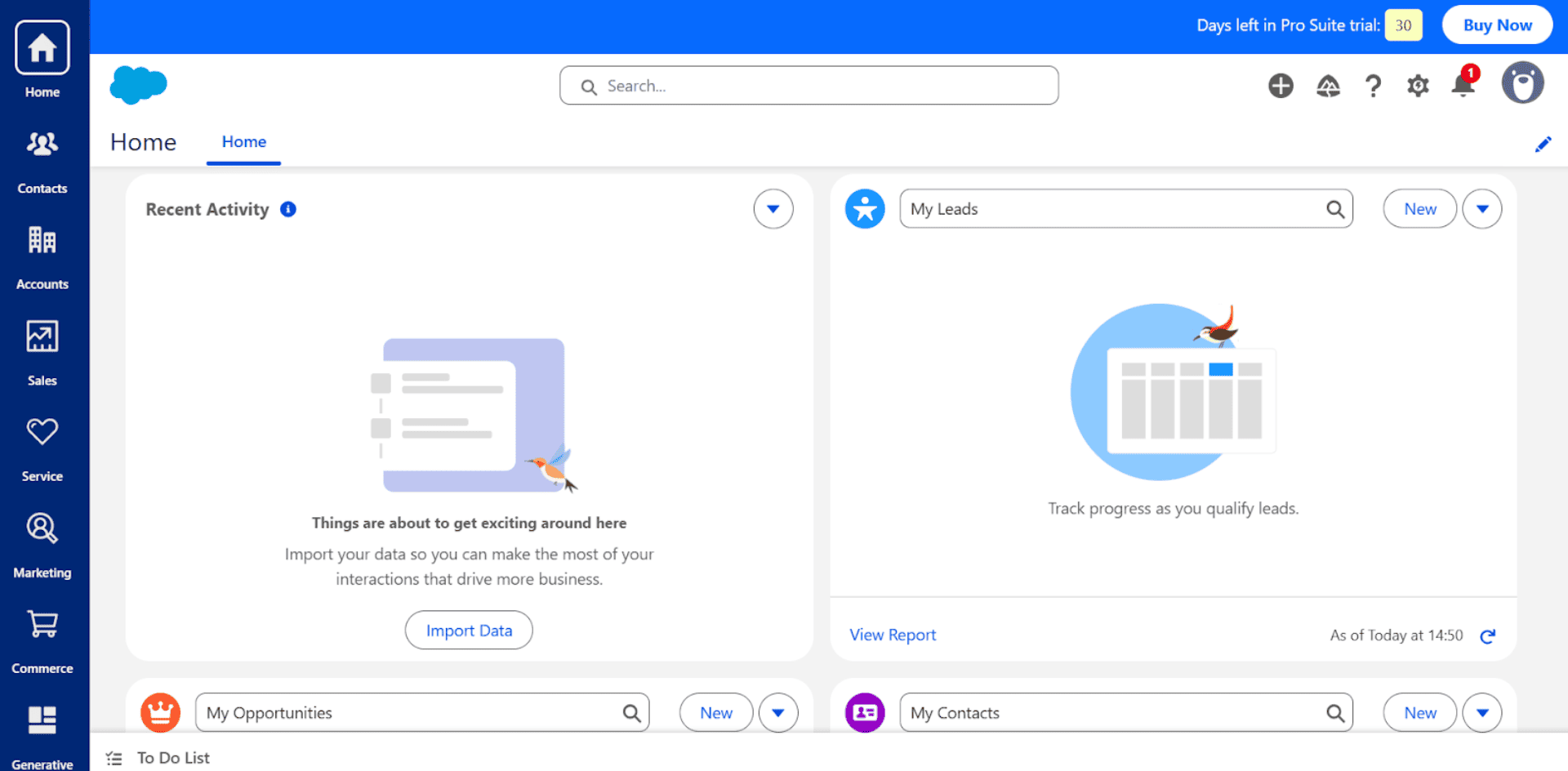 Salesforce for service industries