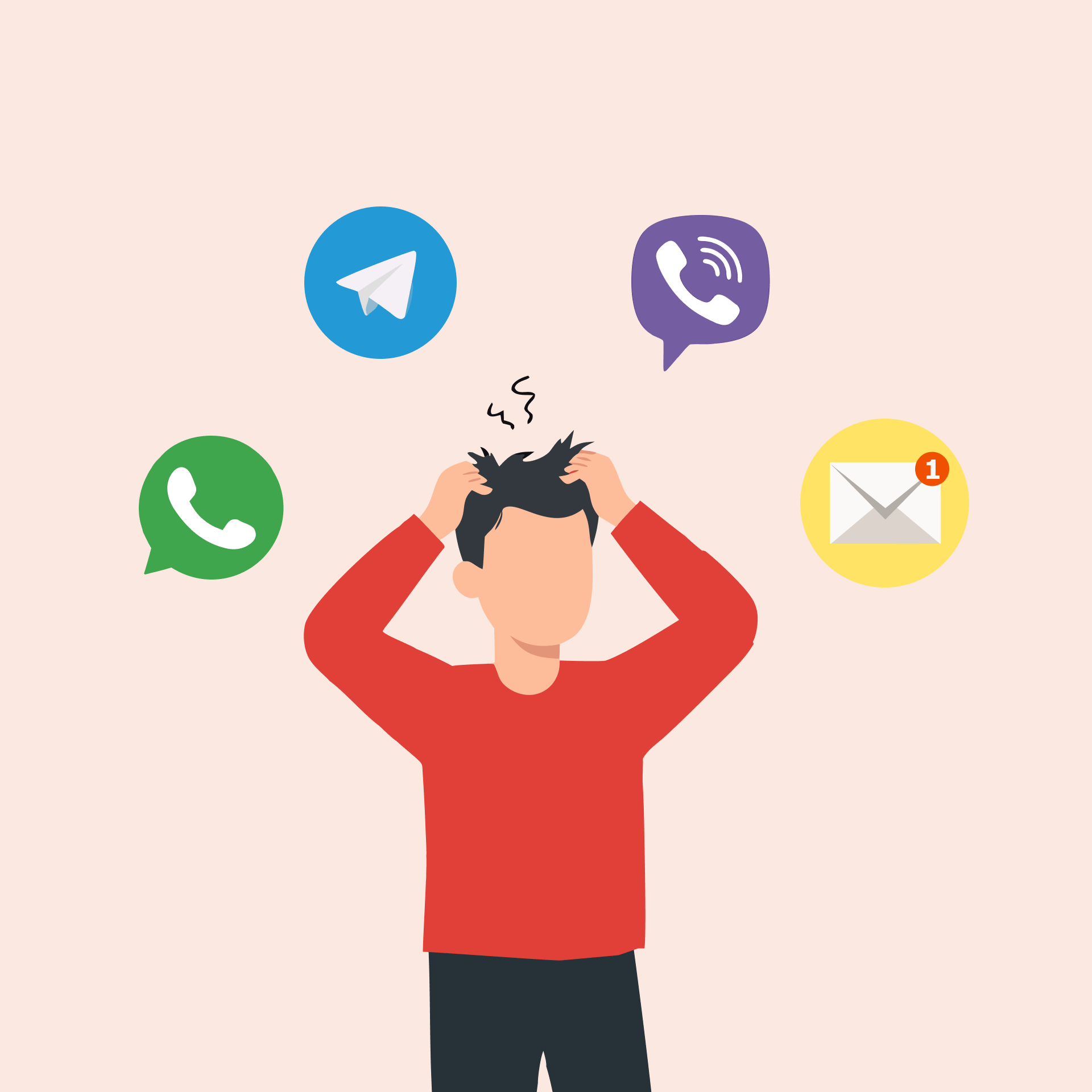 Requests scattered across chats and minds