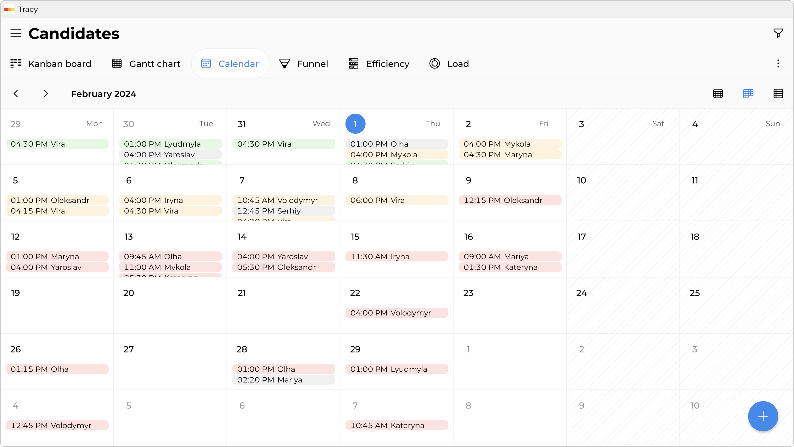Calendar