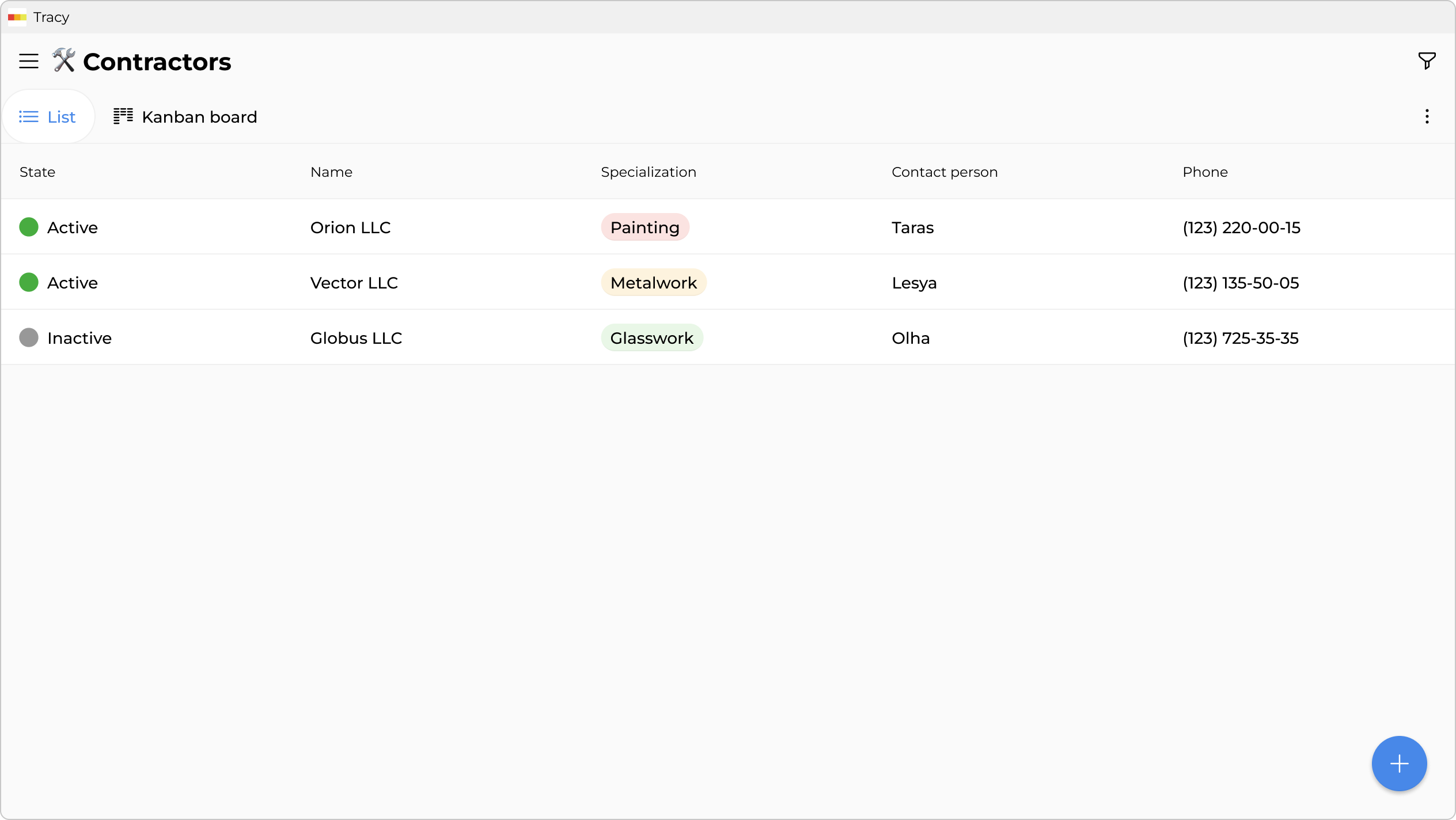 Parts and refrigerant suppliers at hand