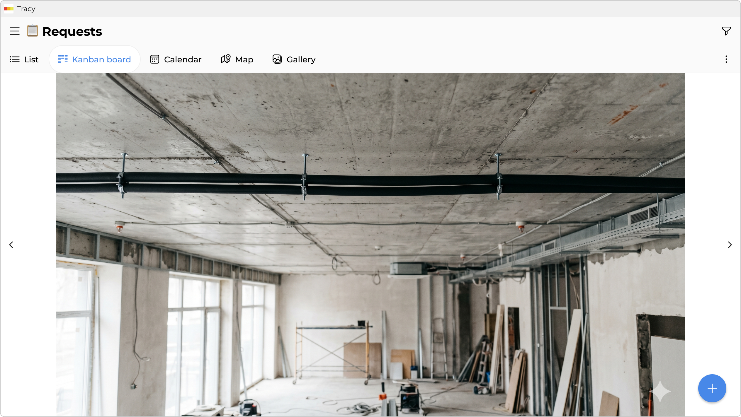 "Before" and "after" photos, work completion report